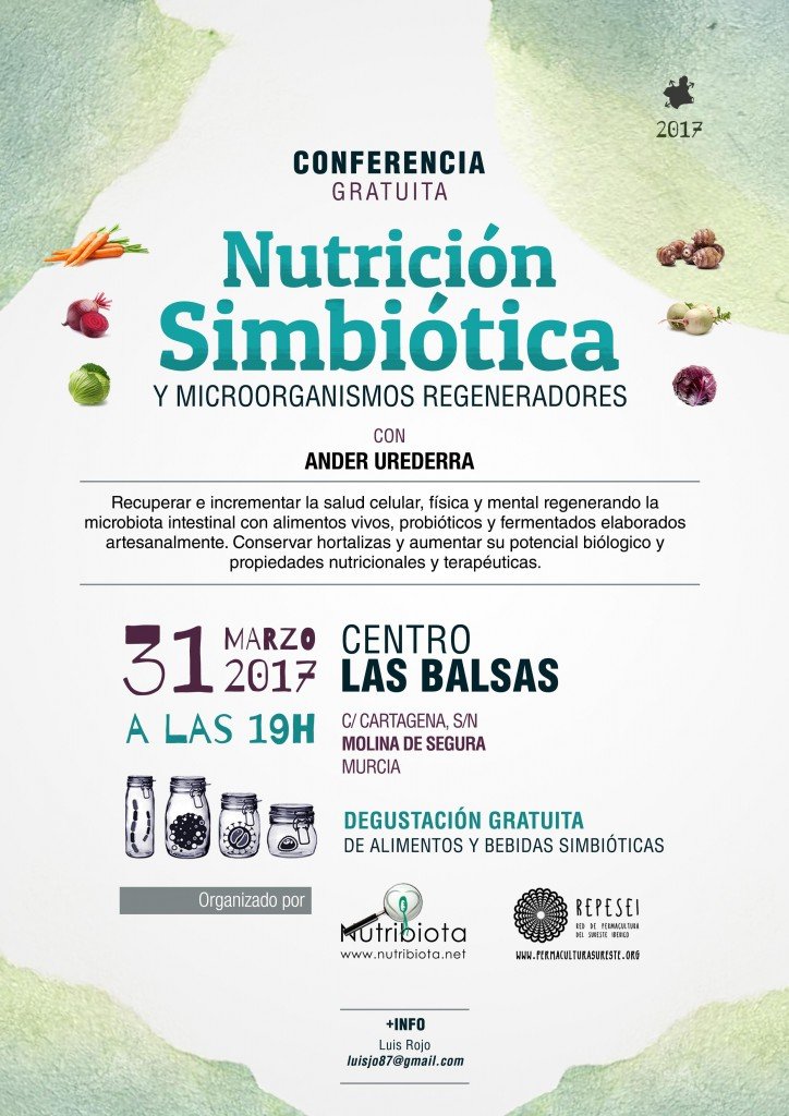 Cartel Conferencia Nutrición Simbiótica