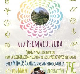 Cartel Taller Introducción Permcaultura La Mimosa 2019