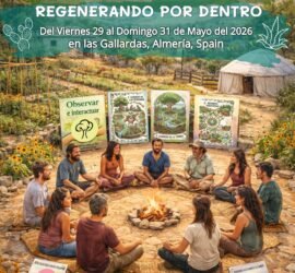 Cartel Curso Intruducción a las Permacultura las Gallardas - Reverdeciendo por fuera, Regenerando por dentro.
